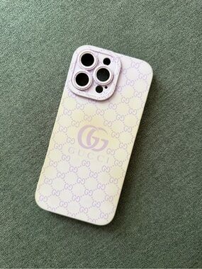 Gucci Lavender GG Monogram iPhone 16 Pro Max Case